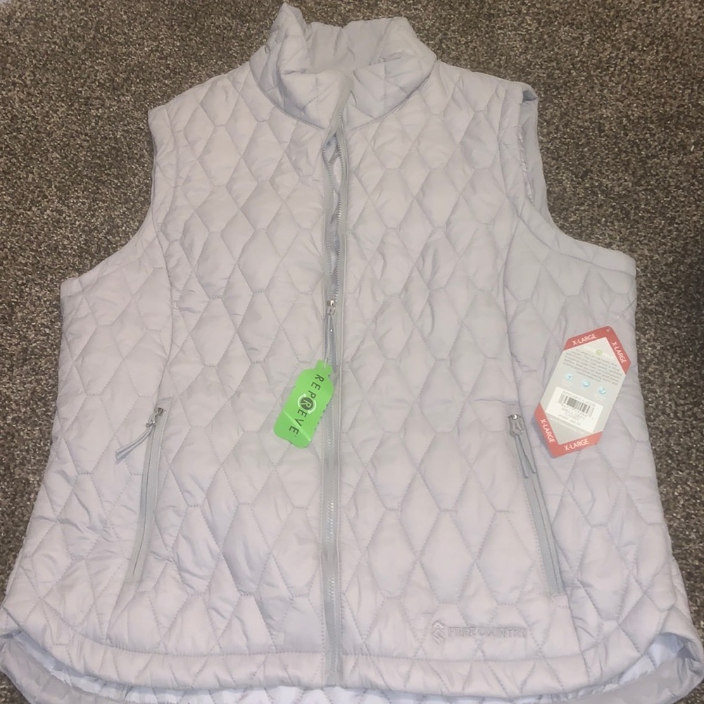 Grey Free Country vest! XLarge Shell Grey